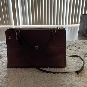 Coach leather handbag